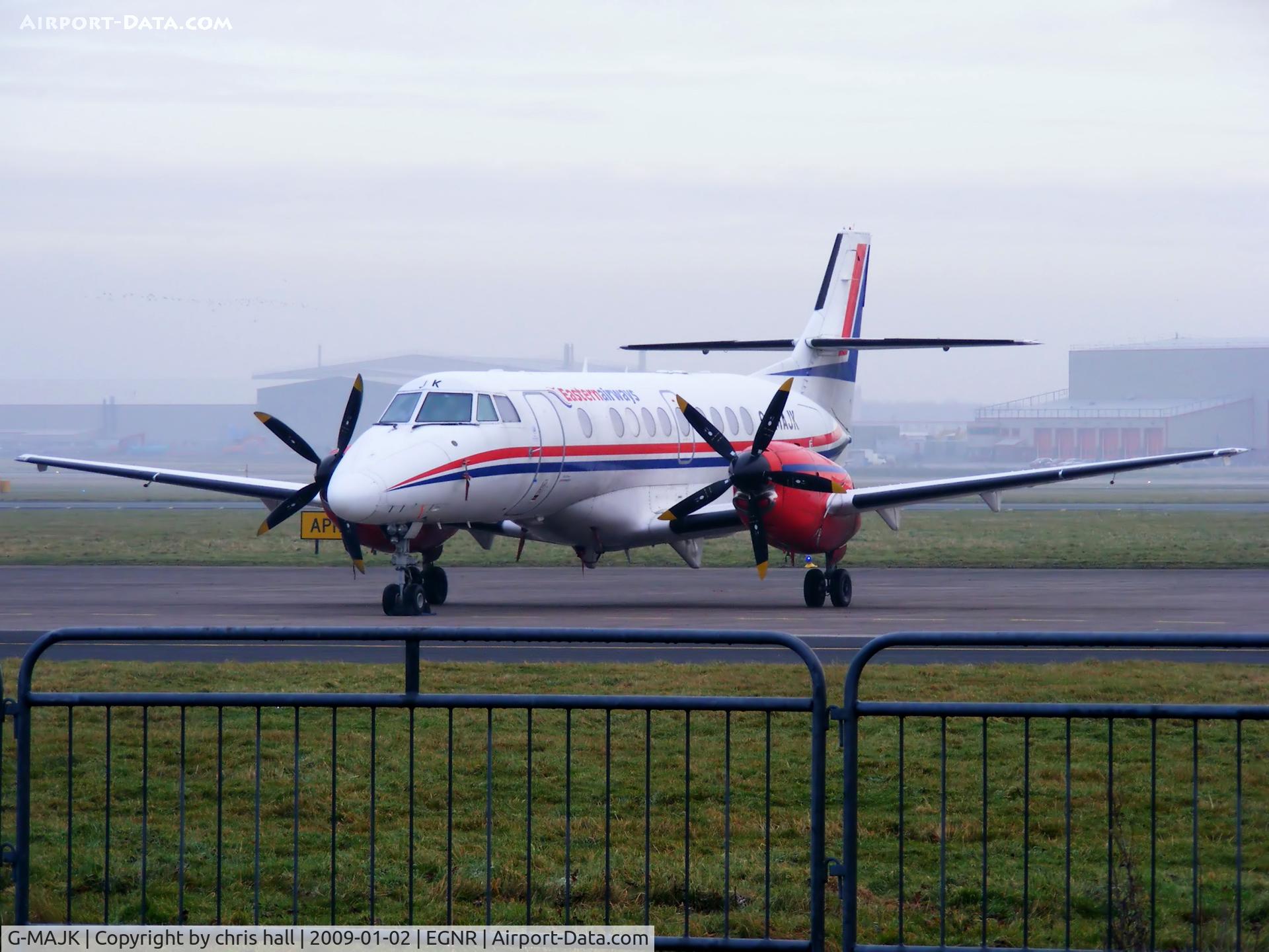 G-MAJK, 1995 British Aerospace Jetstream 41 C/N 41070, Eastern Airways
