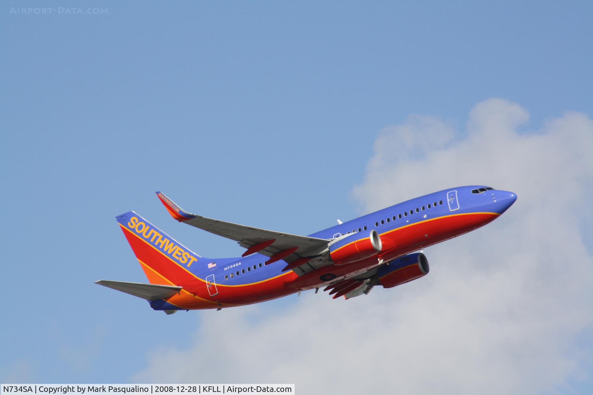 N734SA, 1999 Boeing 737-7H4 C/N 27866, Boeing 737-700