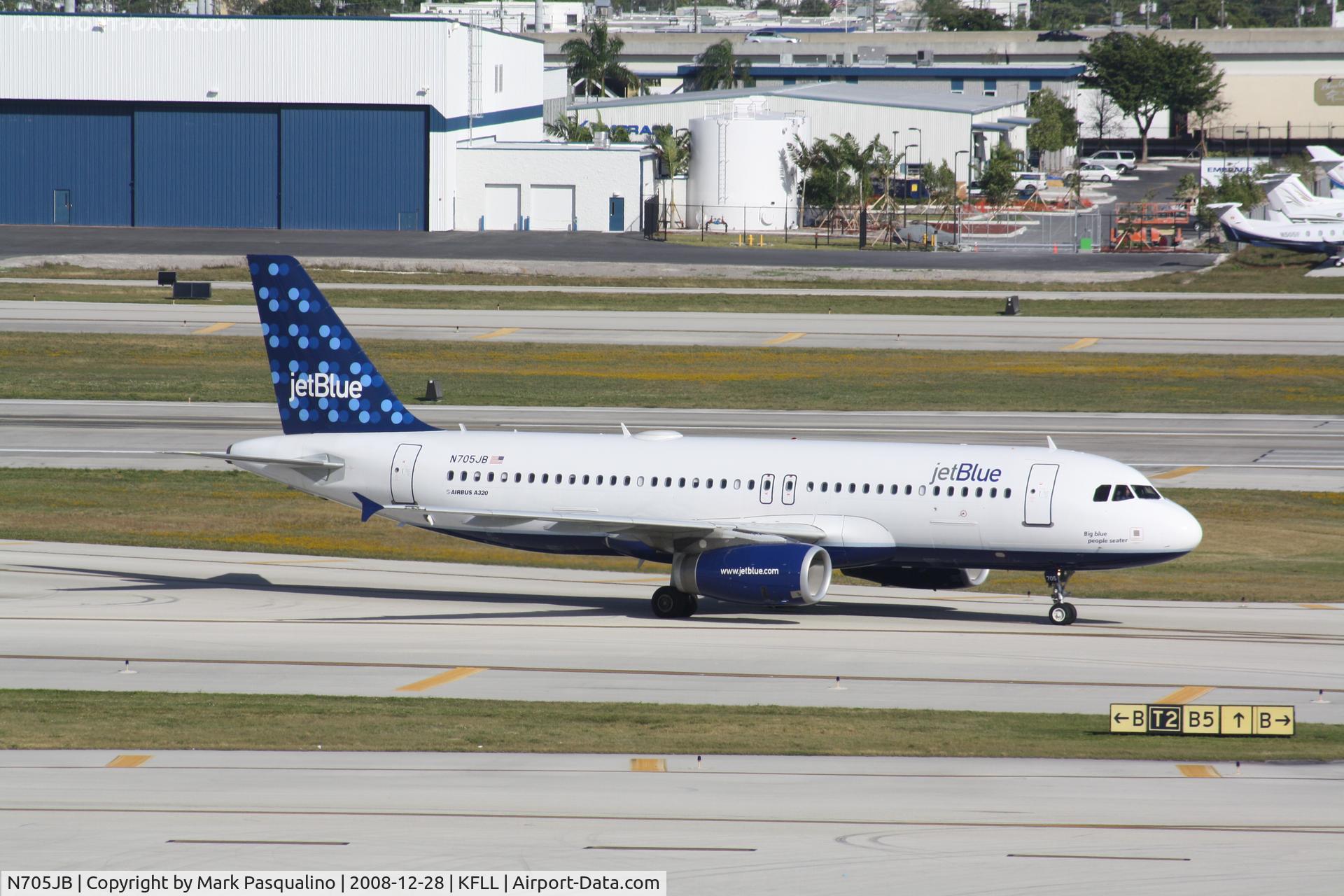 N705JB, 2008 Airbus A320-232 C/N 3416, Airbus A320
