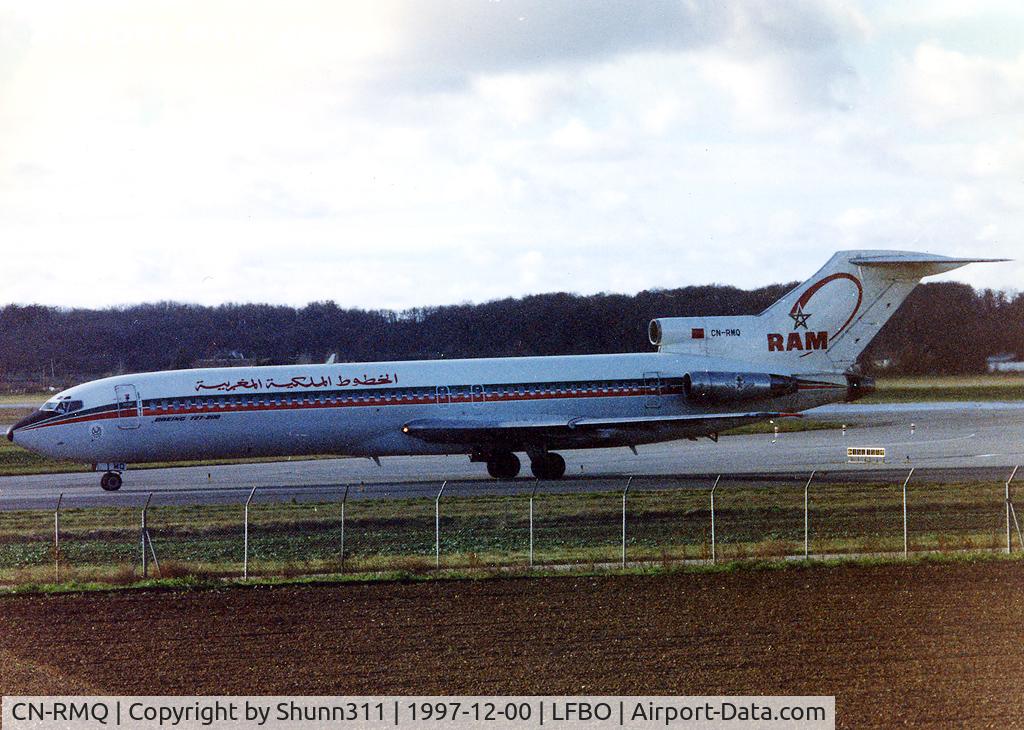 CN-RMQ, 1977 Boeing 727-2B6 C/N 21299, Rolling to the terminal... Sorry for the quality :-|