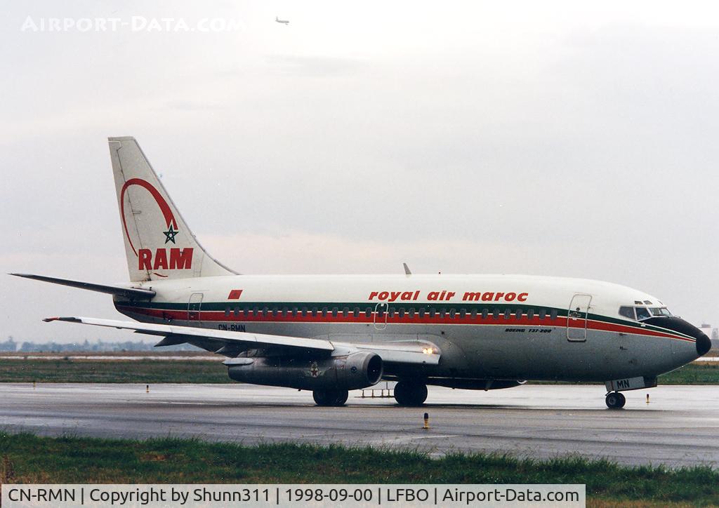 CN-RMN, 1983 Boeing 737-2B6C C/N 23050/975, Rollin holding point rwy 15L for departure...