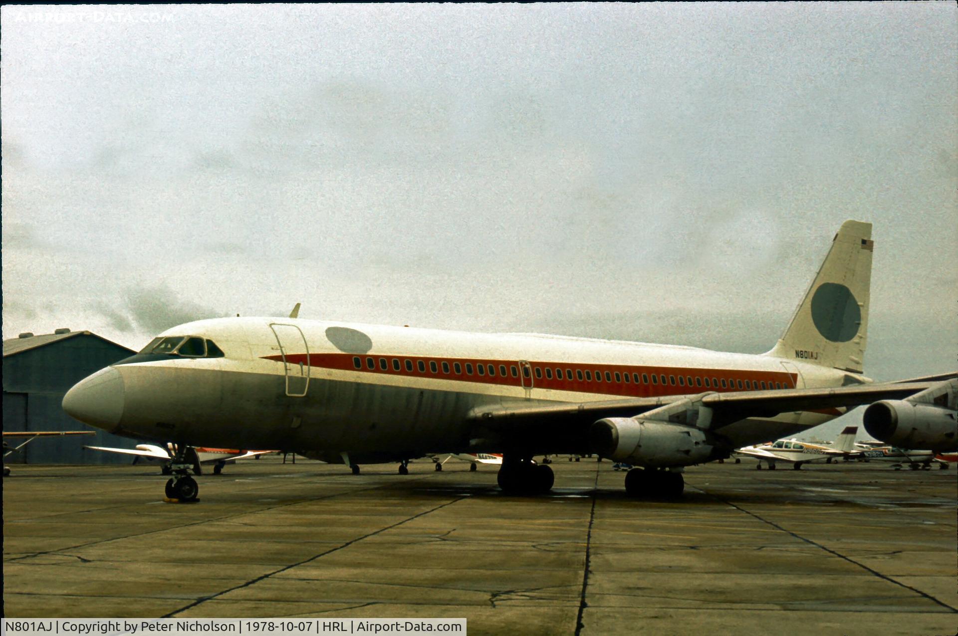 N801AJ, 1961 Convair 880-22-1 C/N 22-00-3, This is how this Convair 880 looked in 1978 after being acquired by American Jet Industries - former TWA N803TW