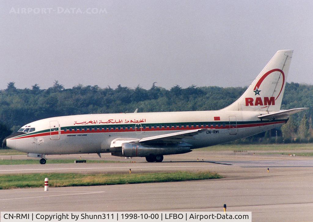 CN-RMI, 1976 Boeing 737-2B6 C/N 21214, Ready for departure rwy 15L