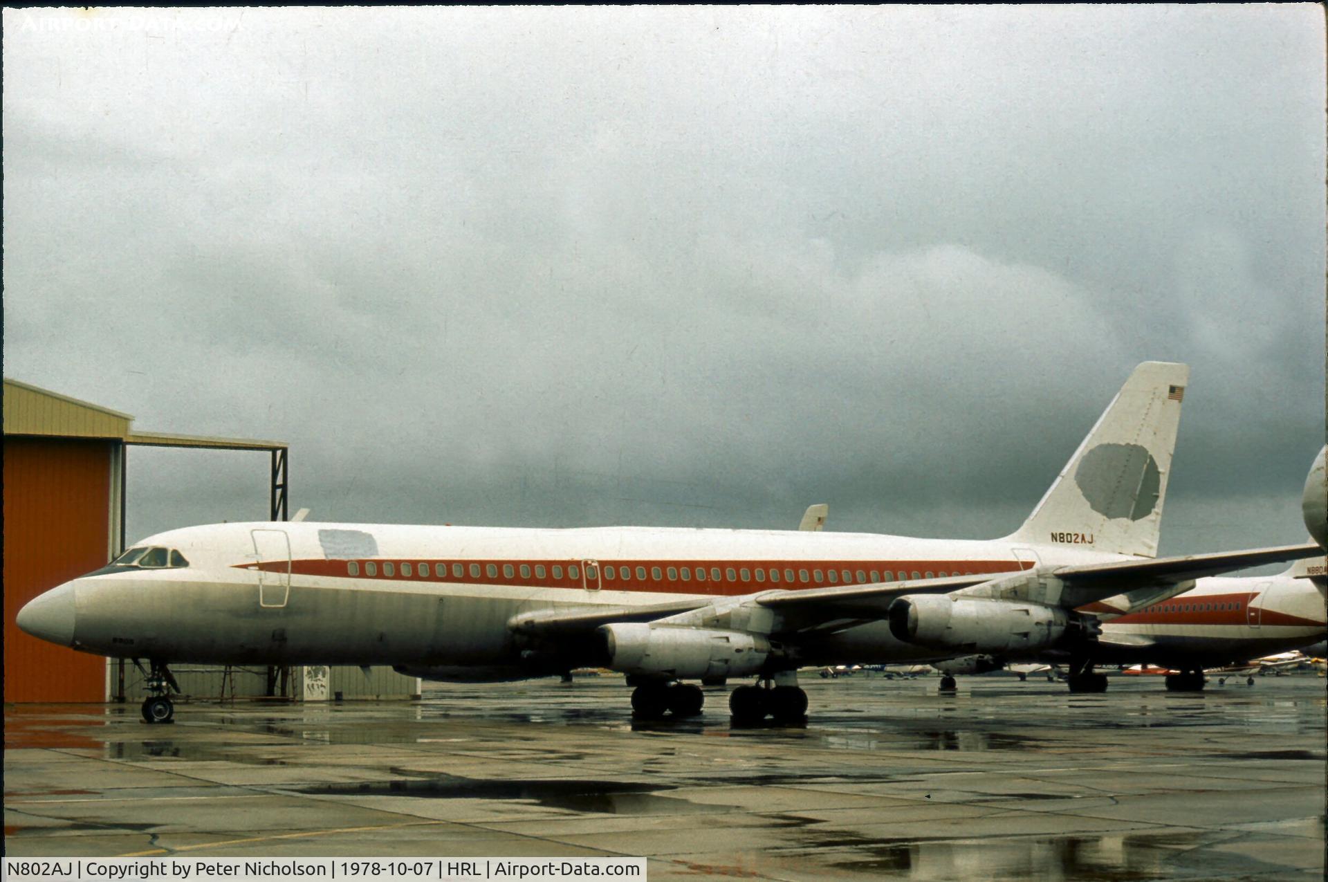 N802AJ, 1961 Convair 880-22-1 C/N 22-00-06, Convair 880 which was ex TWA fleet number 8805 as acquired by American Jet Industries