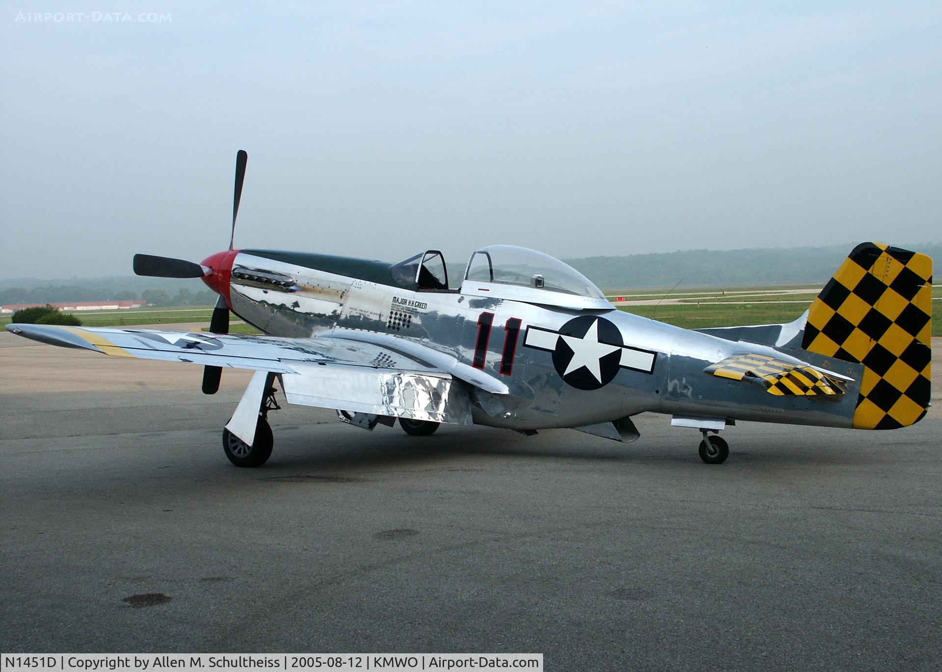 N1451D, 1944 North American P-51D Mustang C/N 44-74446A, Ready for departure