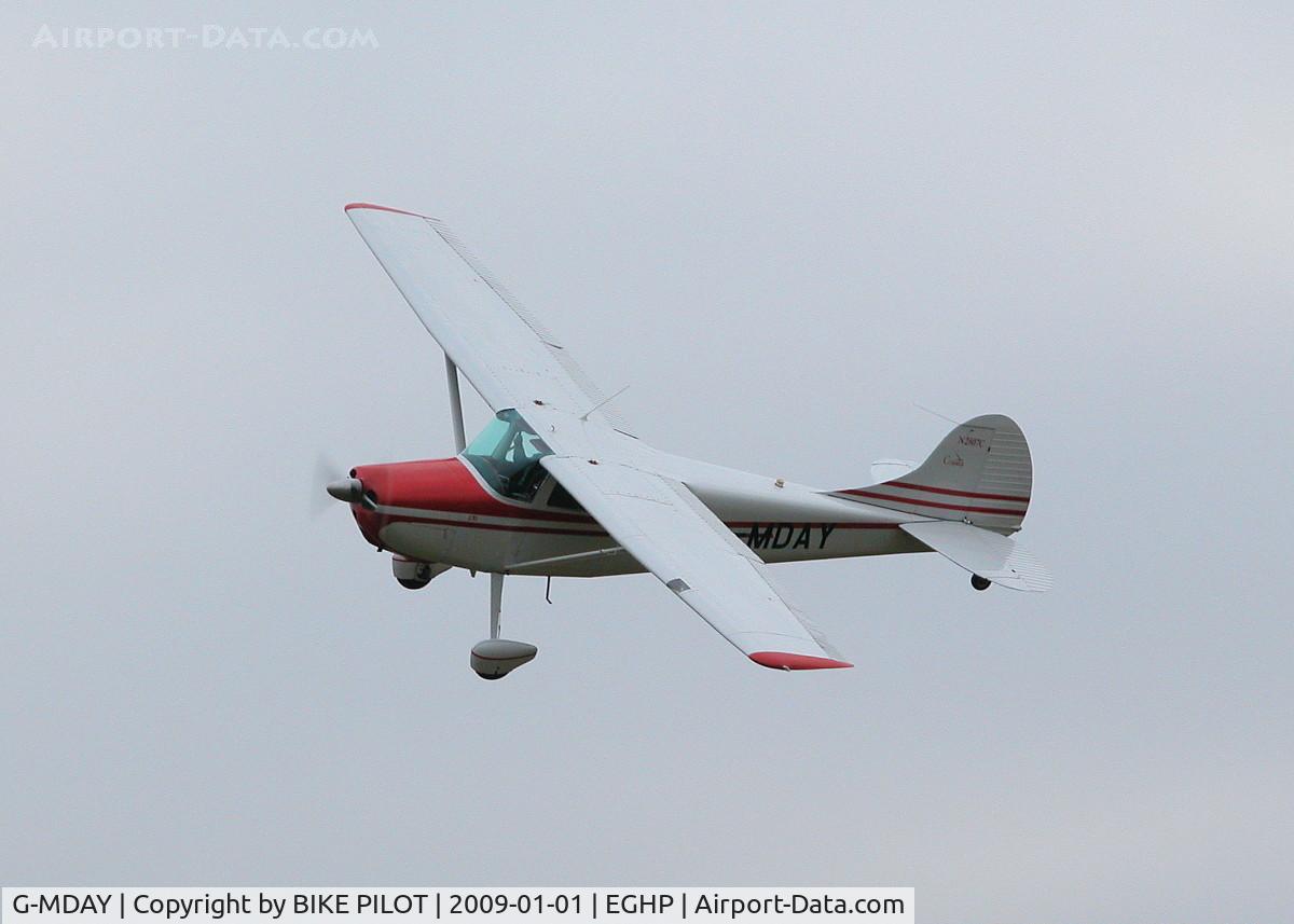 G-MDAY, 1954 Cessna 170B C/N 26350, FLY BYE PRIOR TO DEPARTURE NEW YEARS DAY FLY-IN