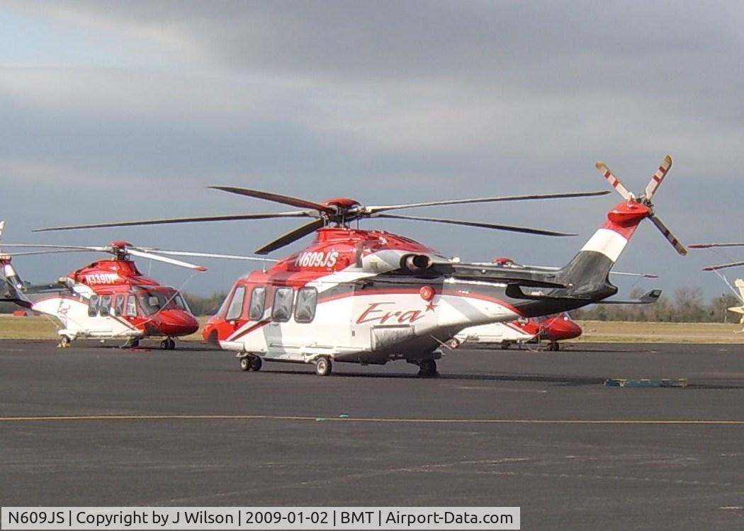 N609JS, 2006 Agusta AB139 C/N 31049, 1-02-09 at the Beaumont Municipal Airport