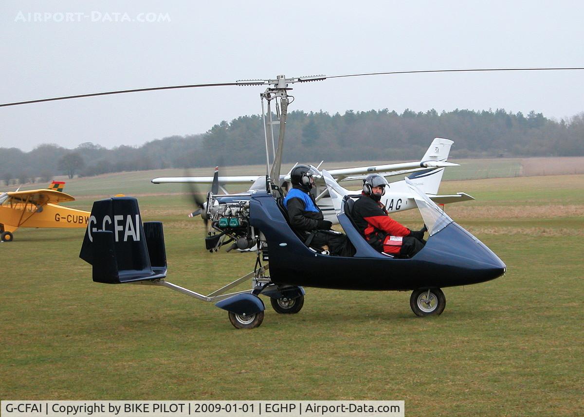 G-CFAI, 2008 Rotorsport UK MT-03 C/N RSUK/MT-03/027, ABOUT TO DEPART RWY 03 FOR A FEW CIRCUITS