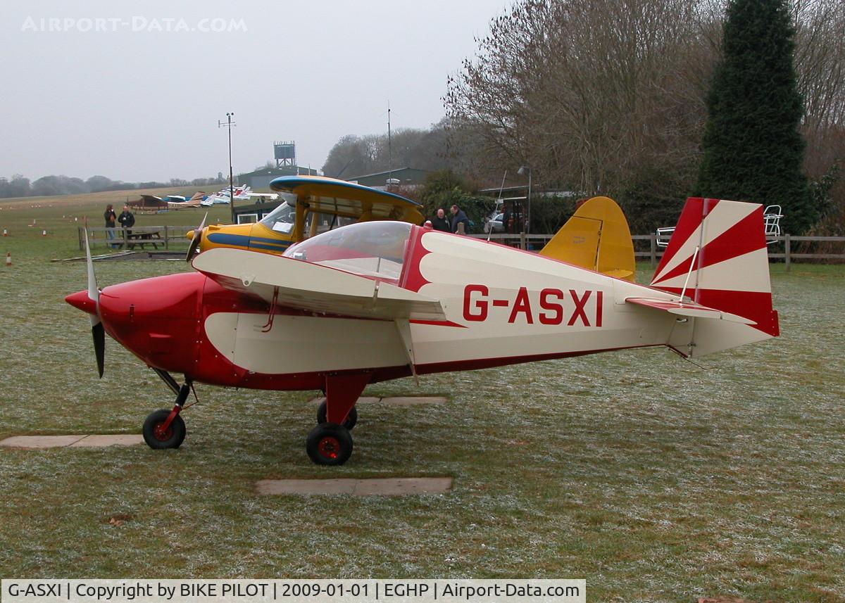 G-ASXI, 1960 Tipsy T-66 Nipper 3 C/N 56, EX VH-CGH  NEW YEARS DAY FLY-IN. THIS A/C HAS A JABIRU ENGINE
