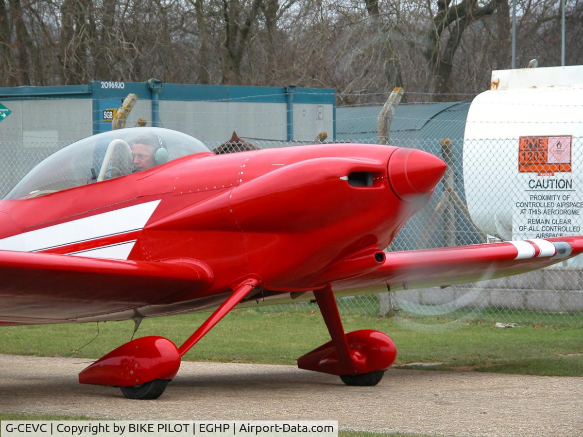G-CEVC, 2007 Vans RV-4 C/N 2726, THE BUSINESS END  NEW YEARS DAY FLY-IN