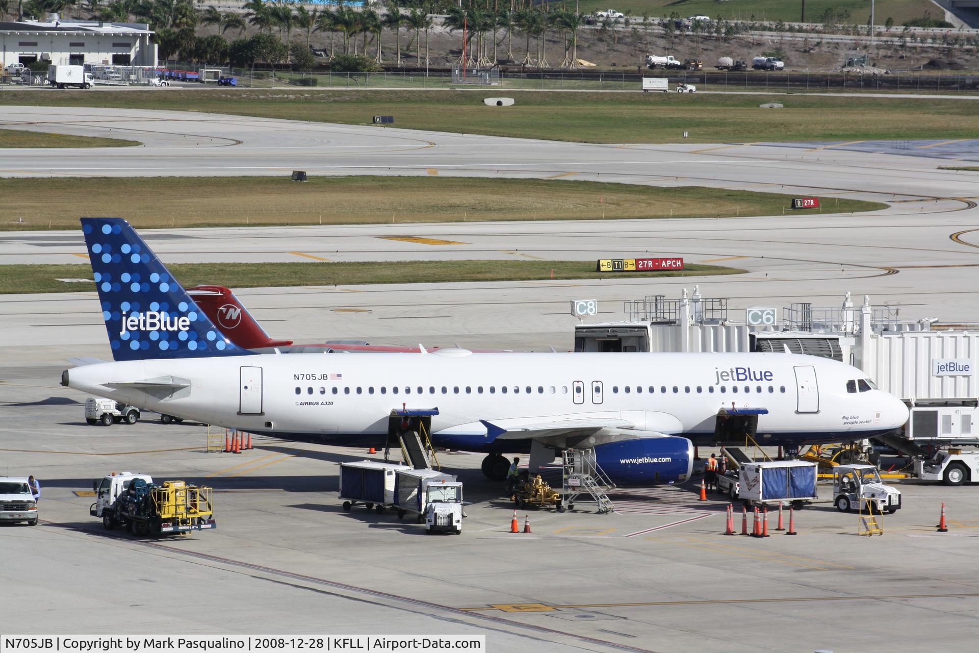 N705JB, 2008 Airbus A320-232 C/N 3416, Airbus A320
