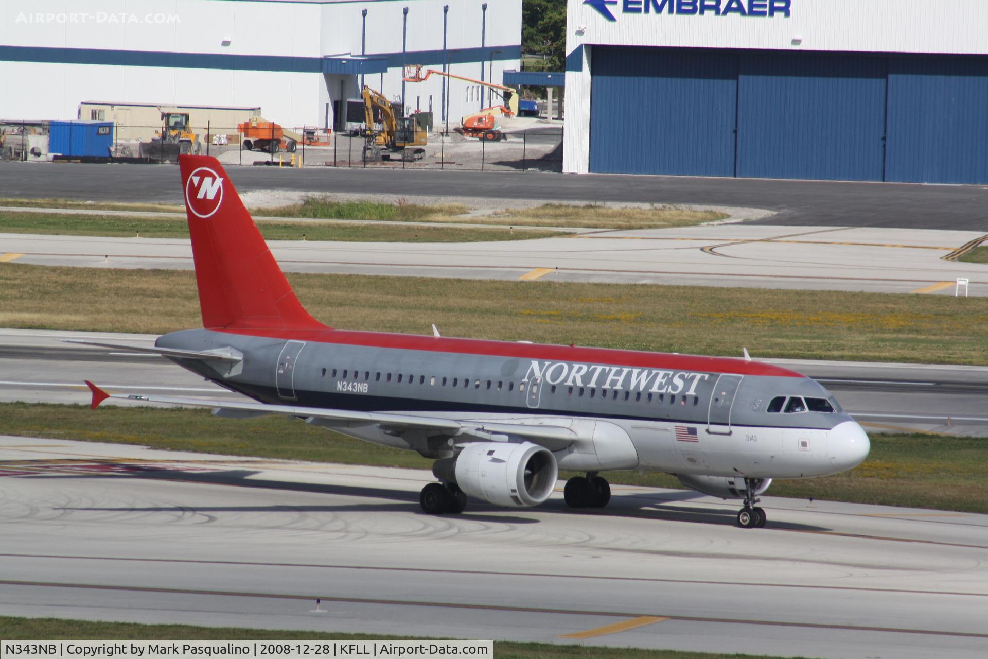 N343NB, 2002 Airbus A319-114 C/N 1752, Airbus A319