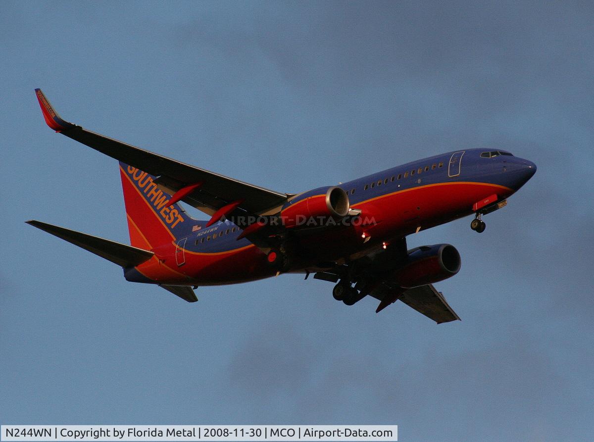 N244WN, 2006 Boeing 737-7H4 C/N 34864, Southwest 737-700