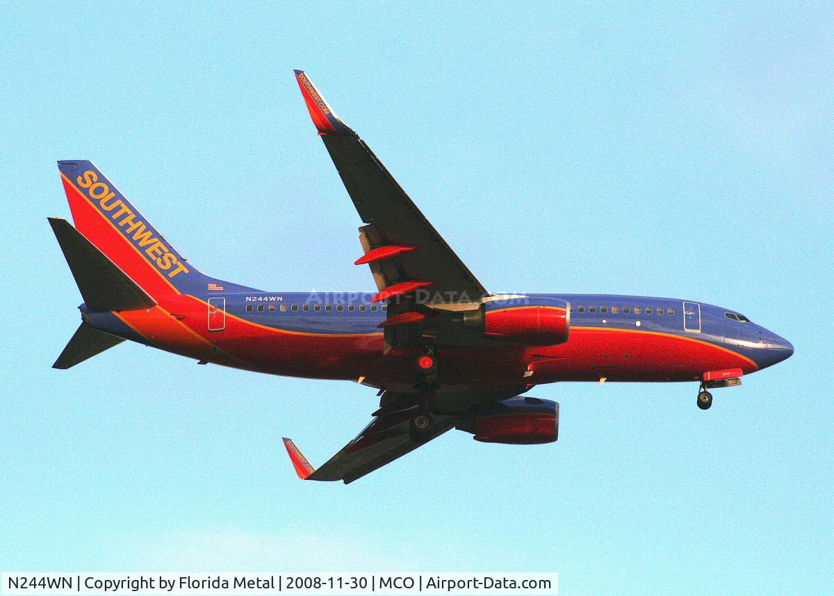 N244WN, 2006 Boeing 737-7H4 C/N 34864, Southwest 737-700