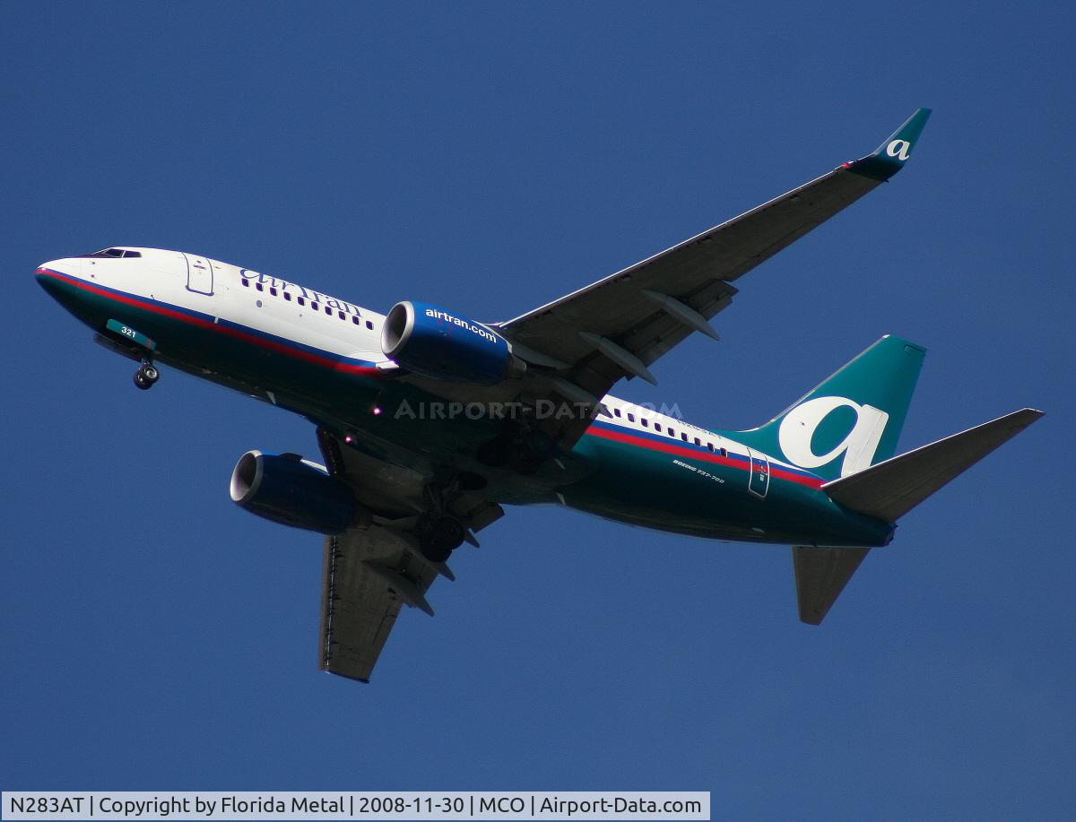 N283AT, 2006 Boeing 737-7BD C/N 34479, Air Tran 737-700