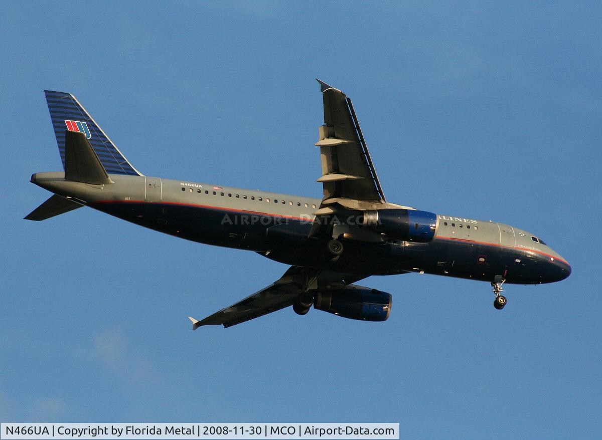 N466UA, 2000 Airbus A320-232 C/N 1343, United A320