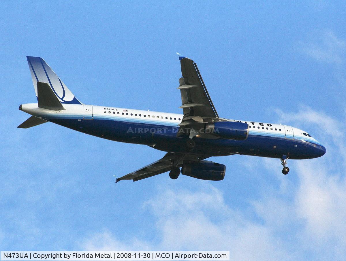 N473UA, 2001 Airbus A320-232 C/N 1469, United A320