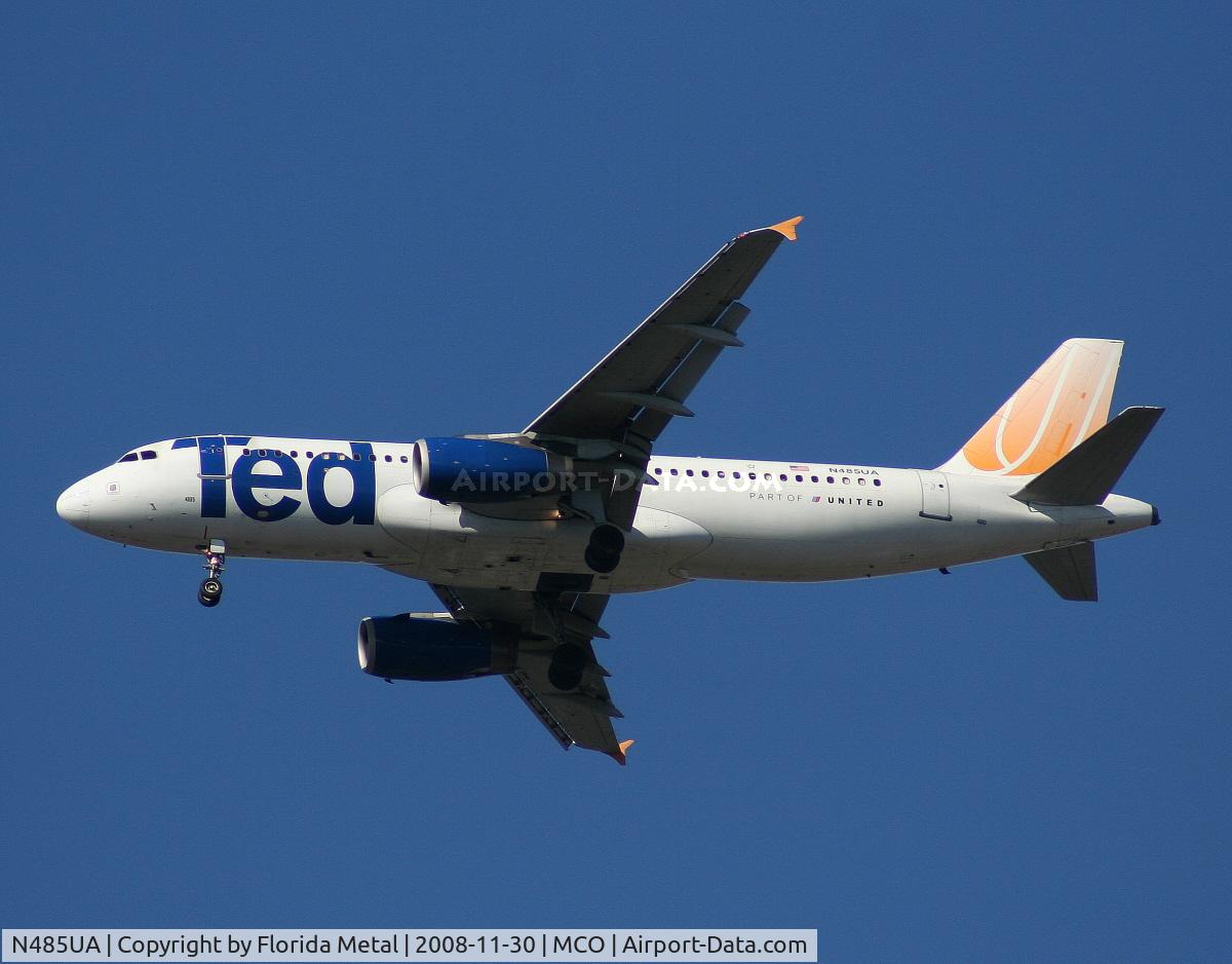 N485UA, 2001 Airbus A320-232 C/N 1617, Ted A320