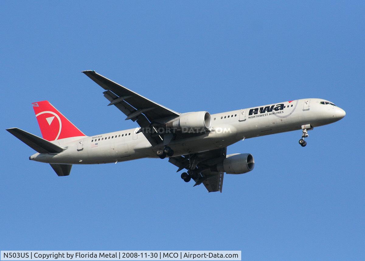 N503US, 1985 Boeing 757-251 C/N 23192, Northwest 757-200