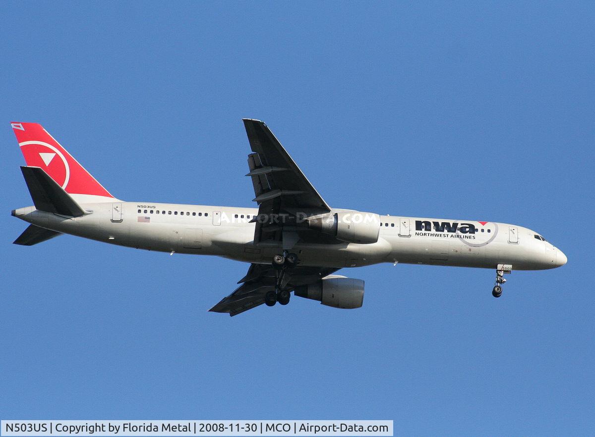 N503US, 1985 Boeing 757-251 C/N 23192, Northwest 757-200