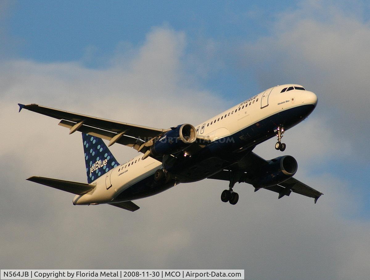 N564JB, 2003 Airbus A320-232 C/N 2020, Jet Blue A320