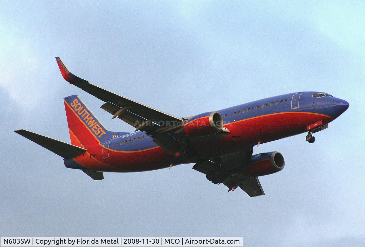 N603SW, 1995 Boeing 737-3H4 C/N 27954, Southwest 737-300