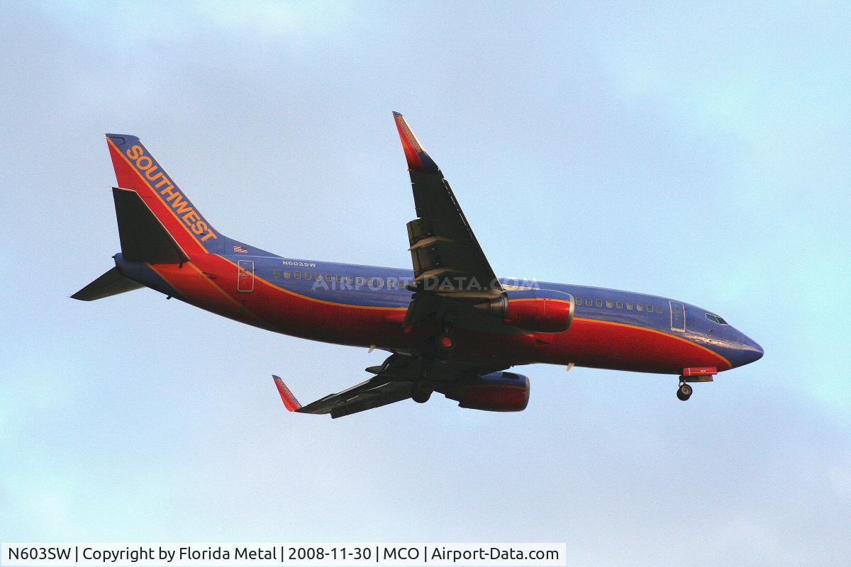 N603SW, 1995 Boeing 737-3H4 C/N 27954, Southwest 737-300