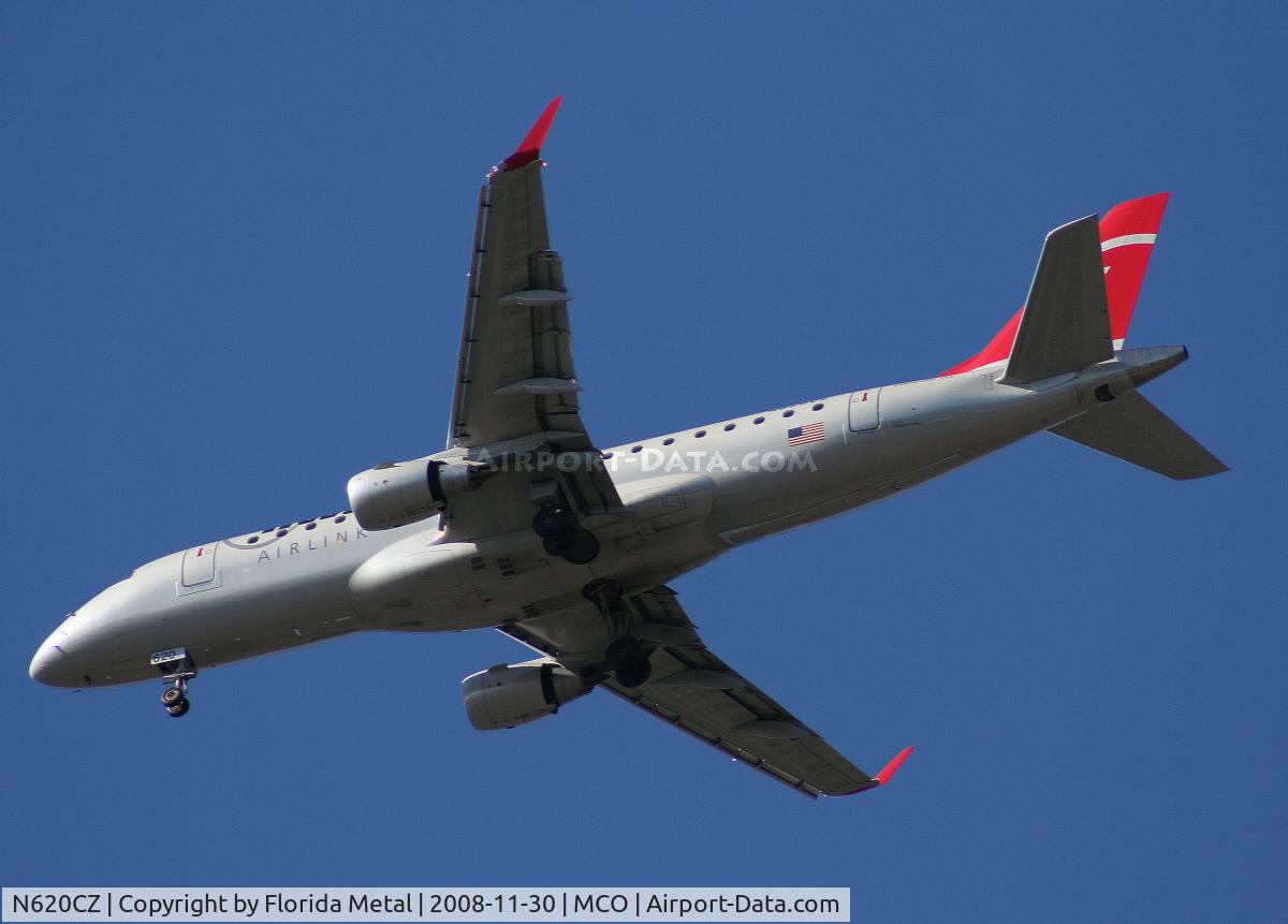 N620CZ, 2008 Embraer 175LR (ERJ-170-200LR) C/N 17000214, Compass EMB-175