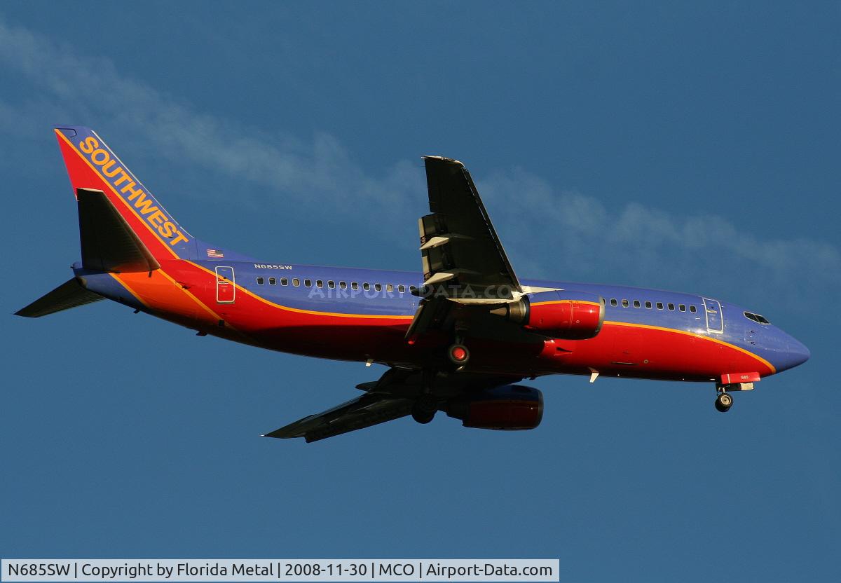 N685SW, 1986 Boeing 737-3Q8 C/N 23401, Southwest 737-300