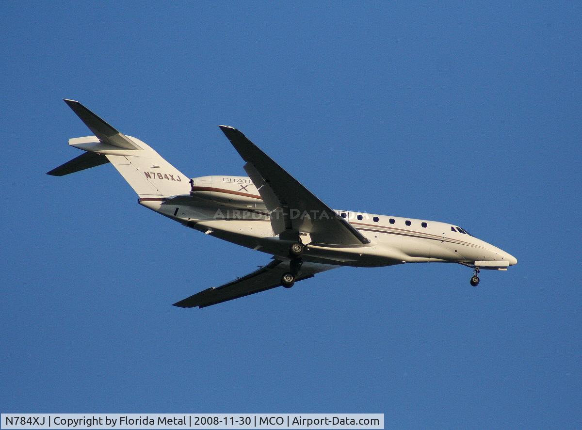 N784XJ, 2008 Cessna 750 Citation X C/N 750-0284, Citation X
