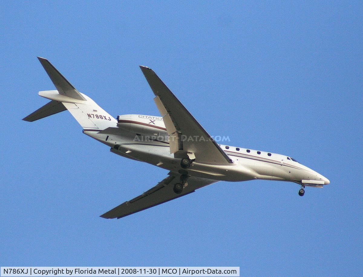 N786XJ, 2008 Cessna 750 Citation X C/N 750-0286, Citation X