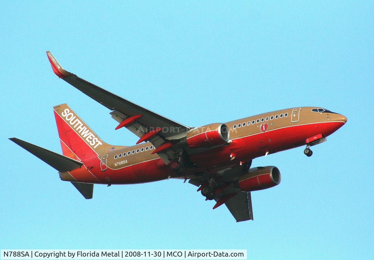 N788SA, 2000 Boeing 737-7H4 C/N 30603, Southwest 737-700