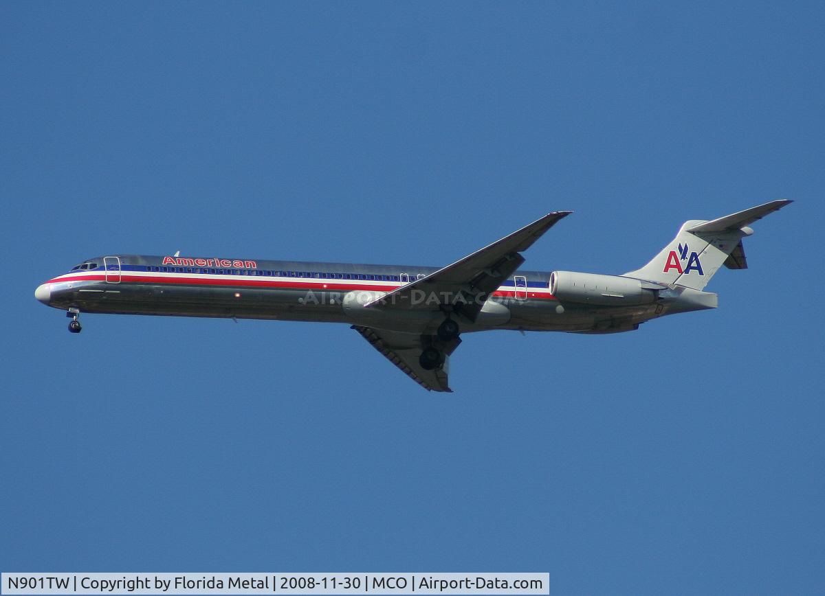 N901TW, 1983 McDonnell Douglas MD-82 (DC-9-82) C/N 49166, American MD-82