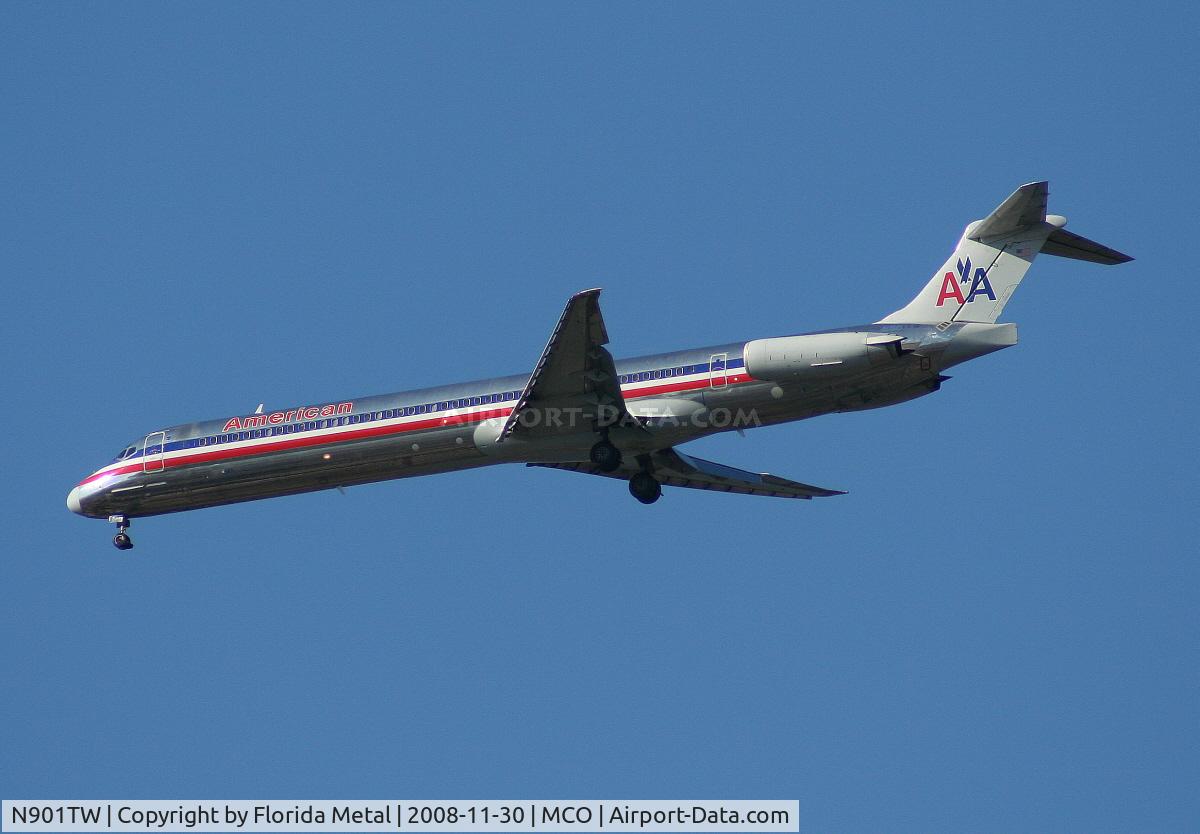 N901TW, 1983 McDonnell Douglas MD-82 (DC-9-82) C/N 49166, American MD-82