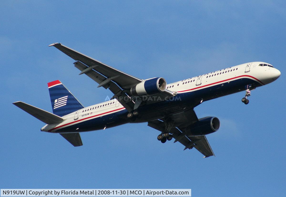 N919UW, 1982 Boeing 757-225 C/N 22198, US Airways 757-200
