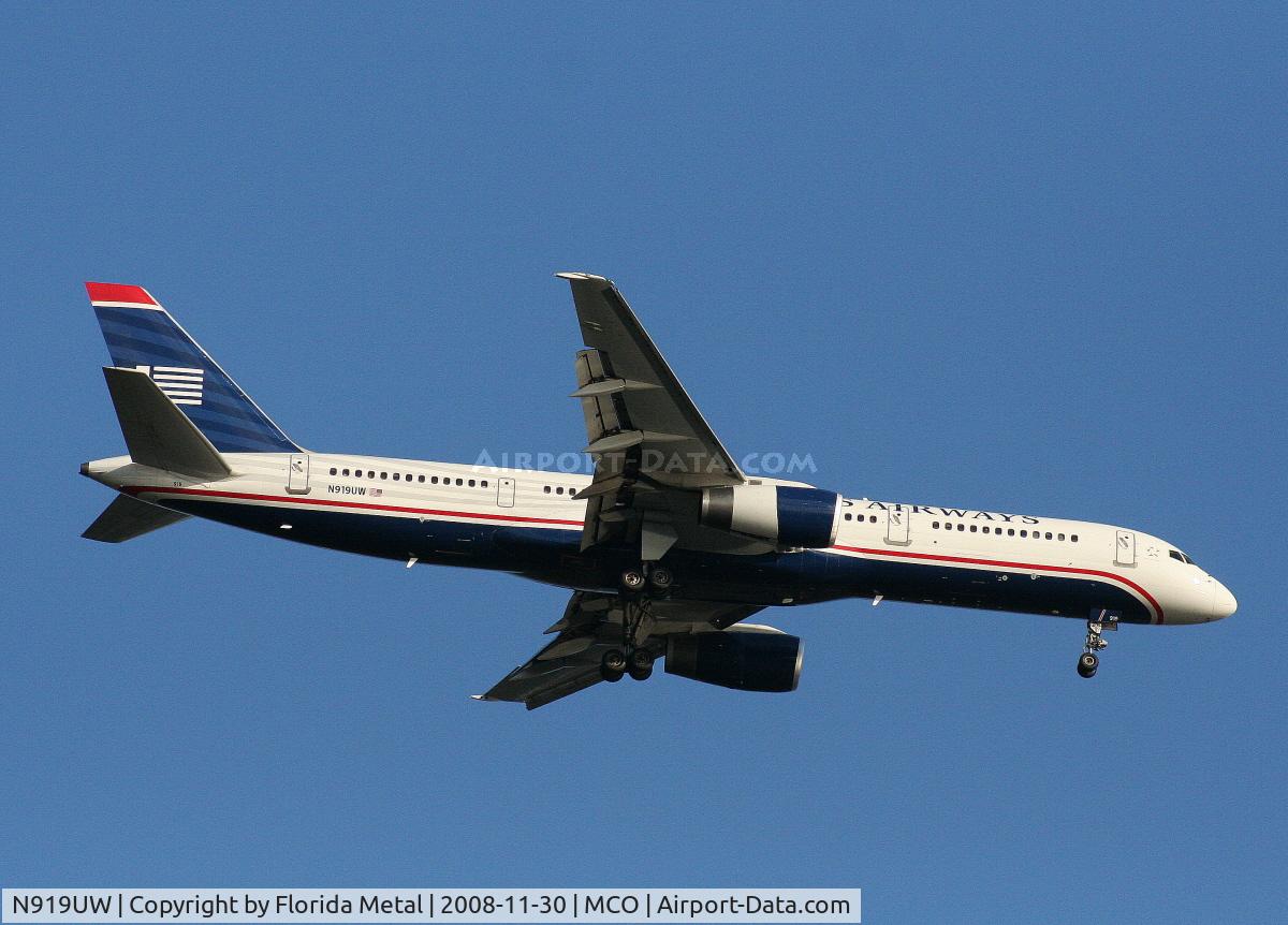 N919UW, 1982 Boeing 757-225 C/N 22198, US Airways 757-200