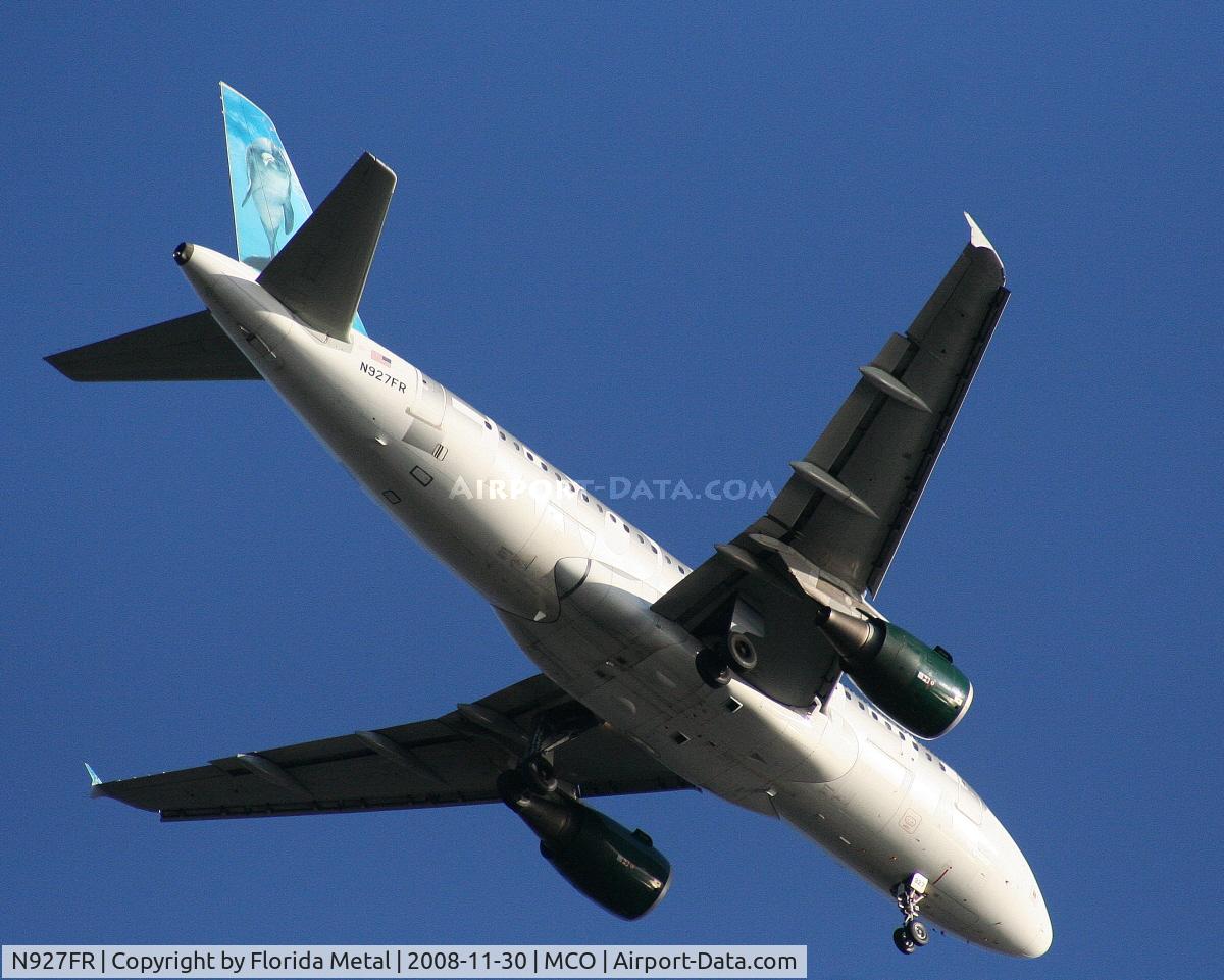 N927FR, 2004 Airbus A319-111 C/N 2209, Frontier 