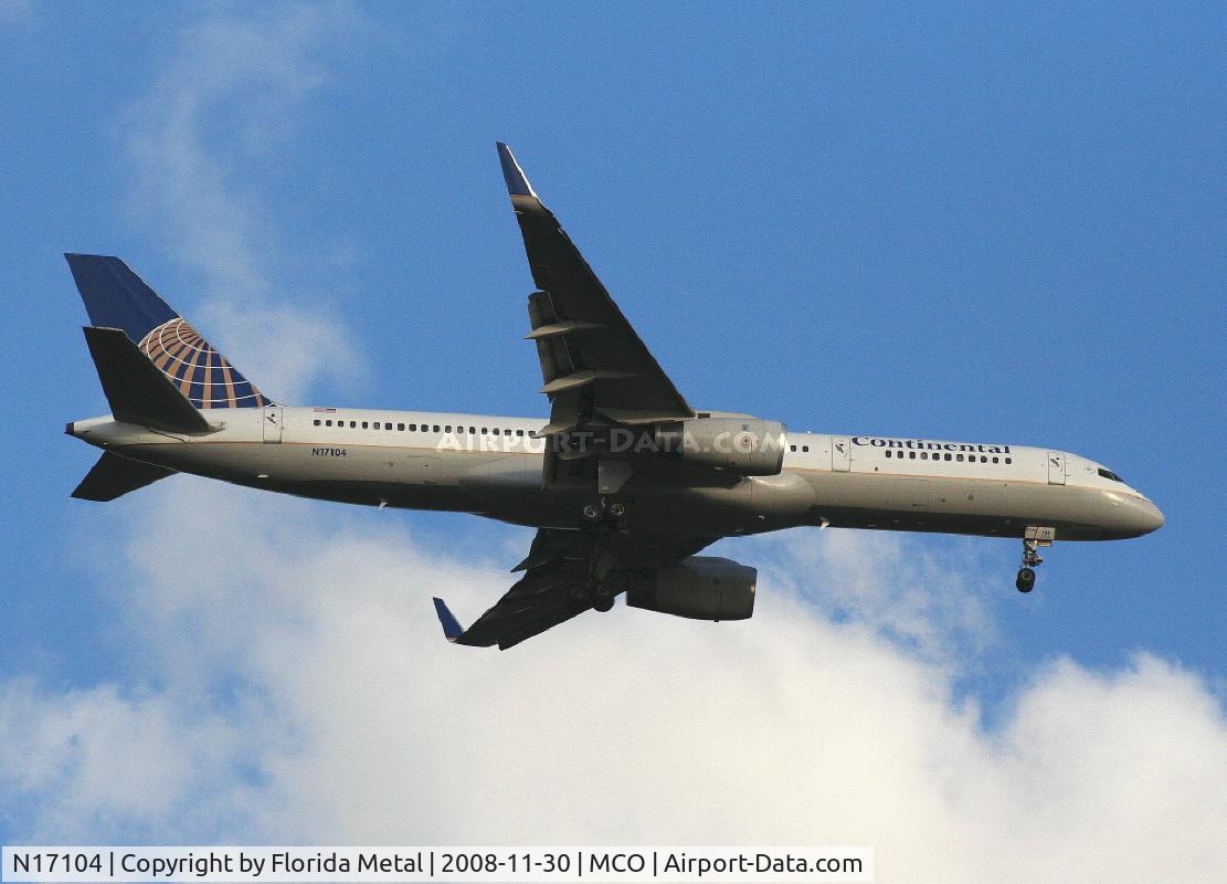 N17104, 1994 Boeing 757-224 C/N 27294, Continental 757-200