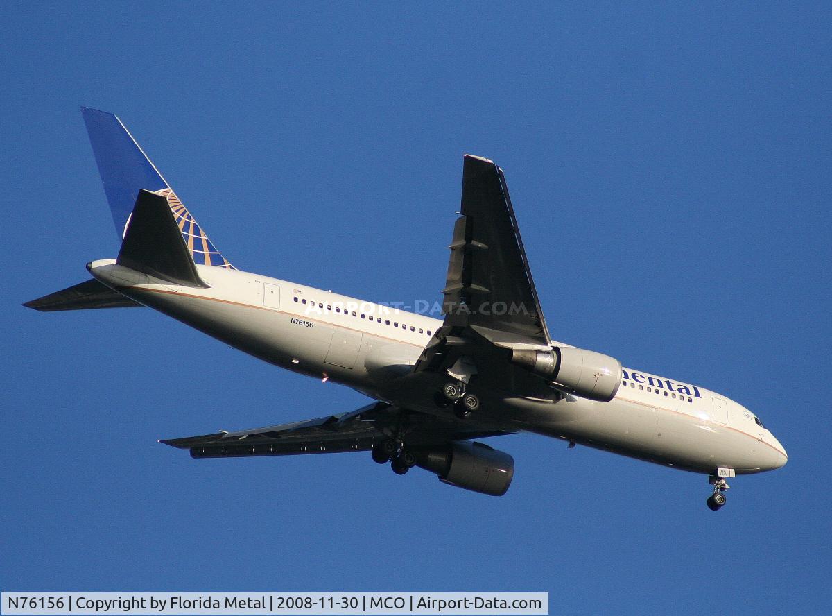 N76156, 2001 Boeing 767-224 C/N 30435, Continental 767-200
