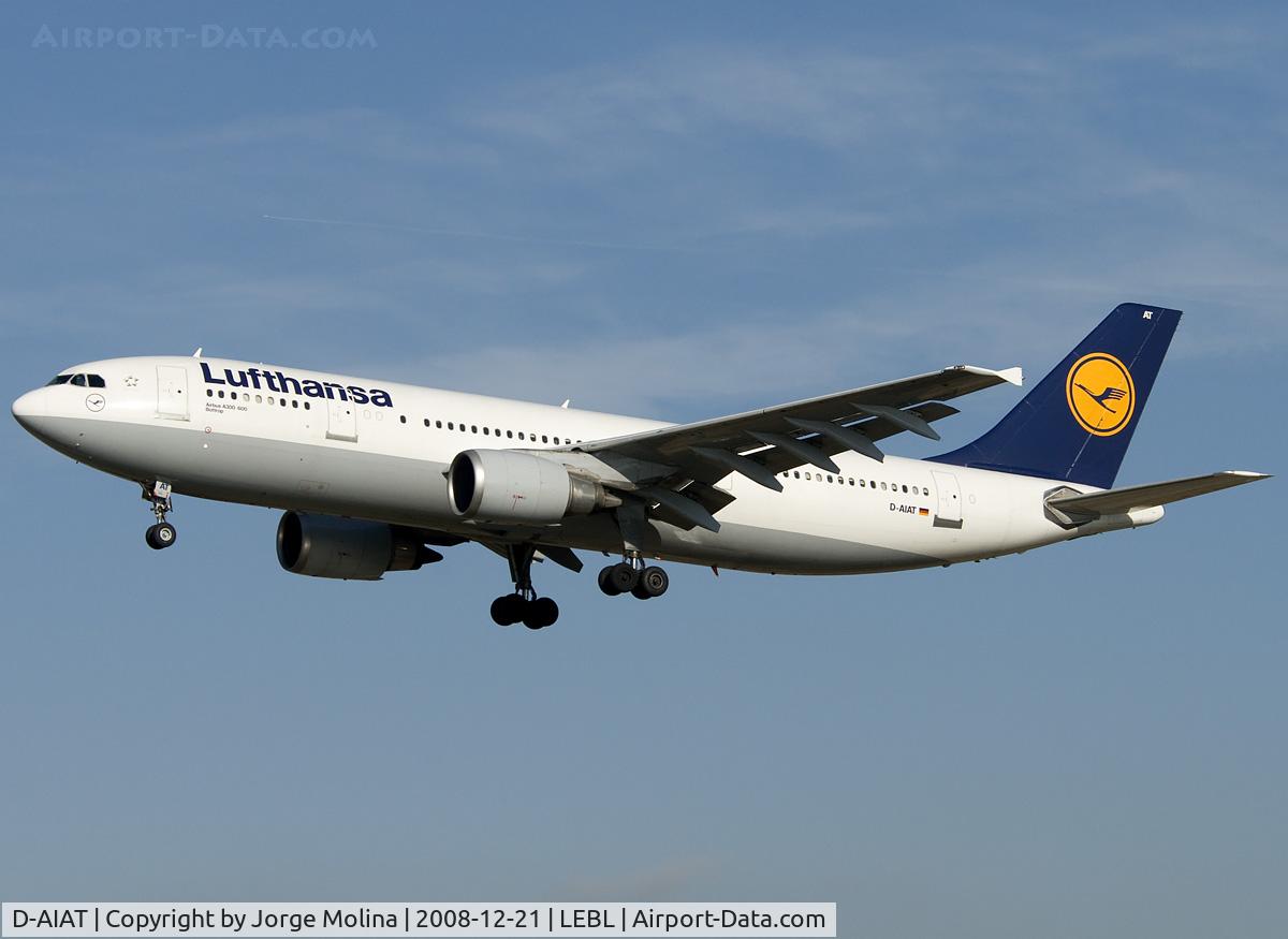 D-AIAT, 1991 Airbus A300B4-603 C/N 618, 