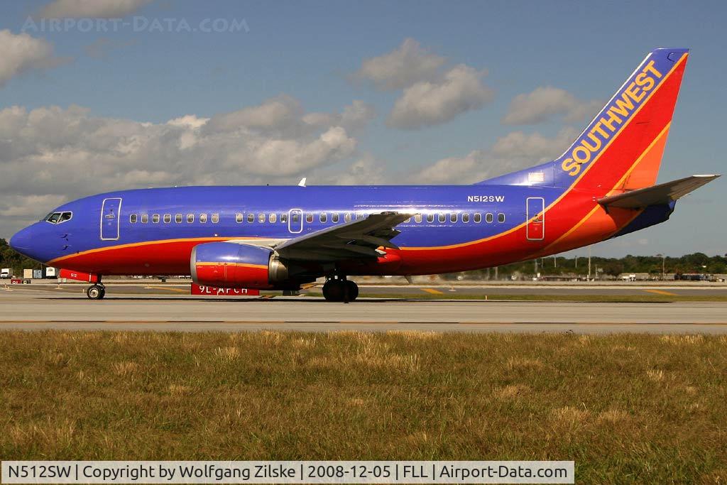 N512SW, 1991 Boeing 737-5H4 C/N 24189, visitor