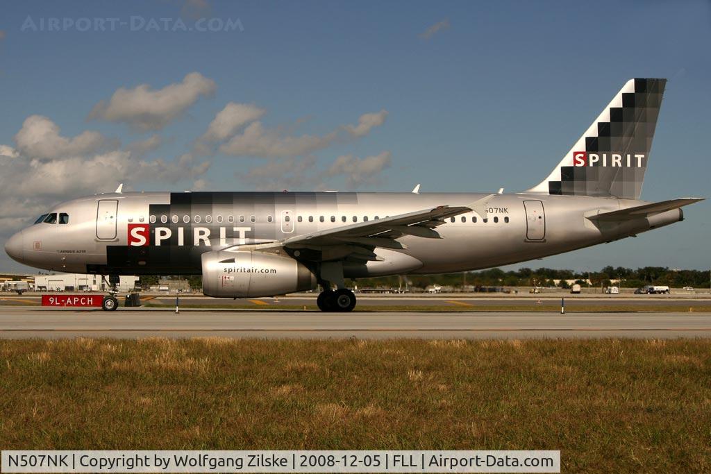 N507NK, 2005 Airbus A319-132 C/N 2560, visitor