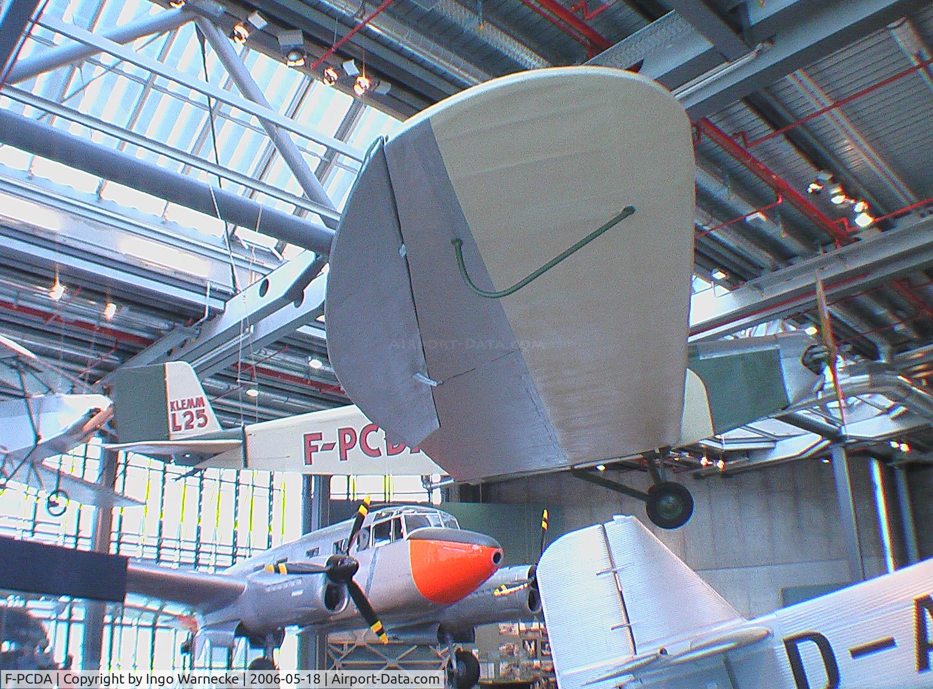 F-PCDA, Klemm L25B C/N 138, Klemm L 25 at the Deutsches Technikmuseum, Berlin