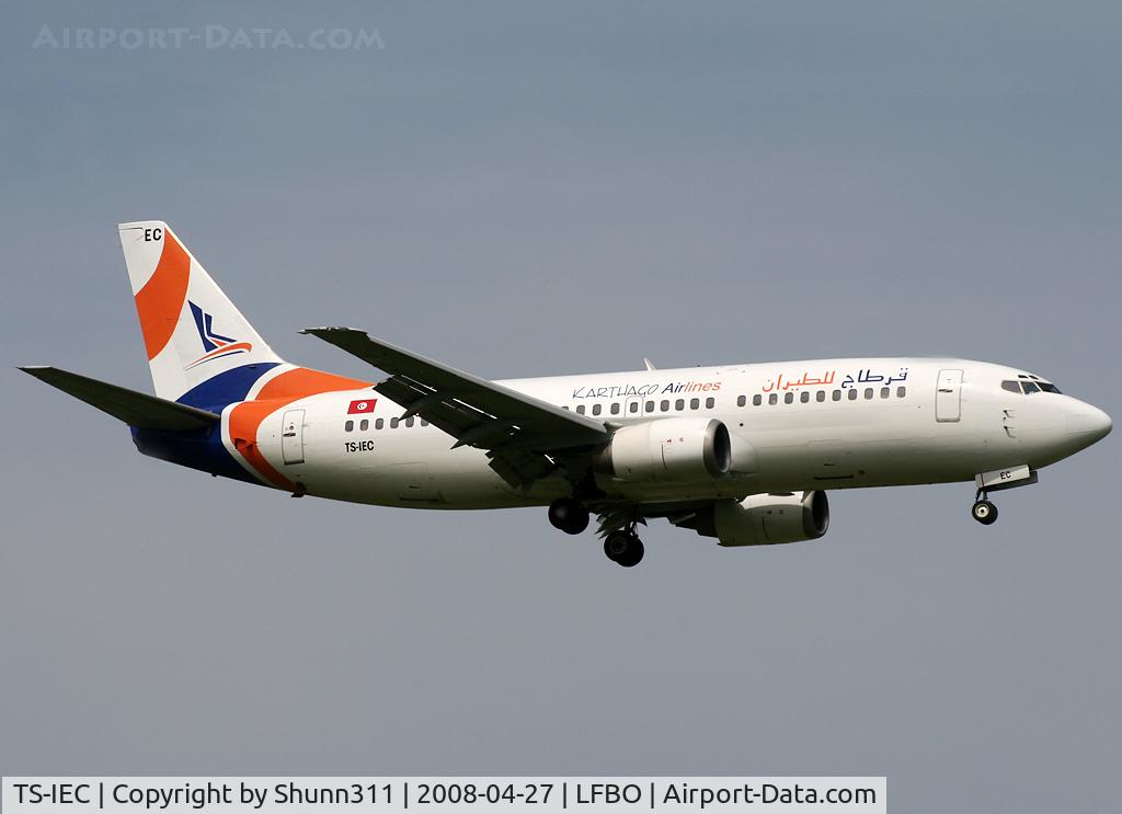 TS-IEC, 1991 Boeing 737-33A C/N 25010, Landing rwy 14R