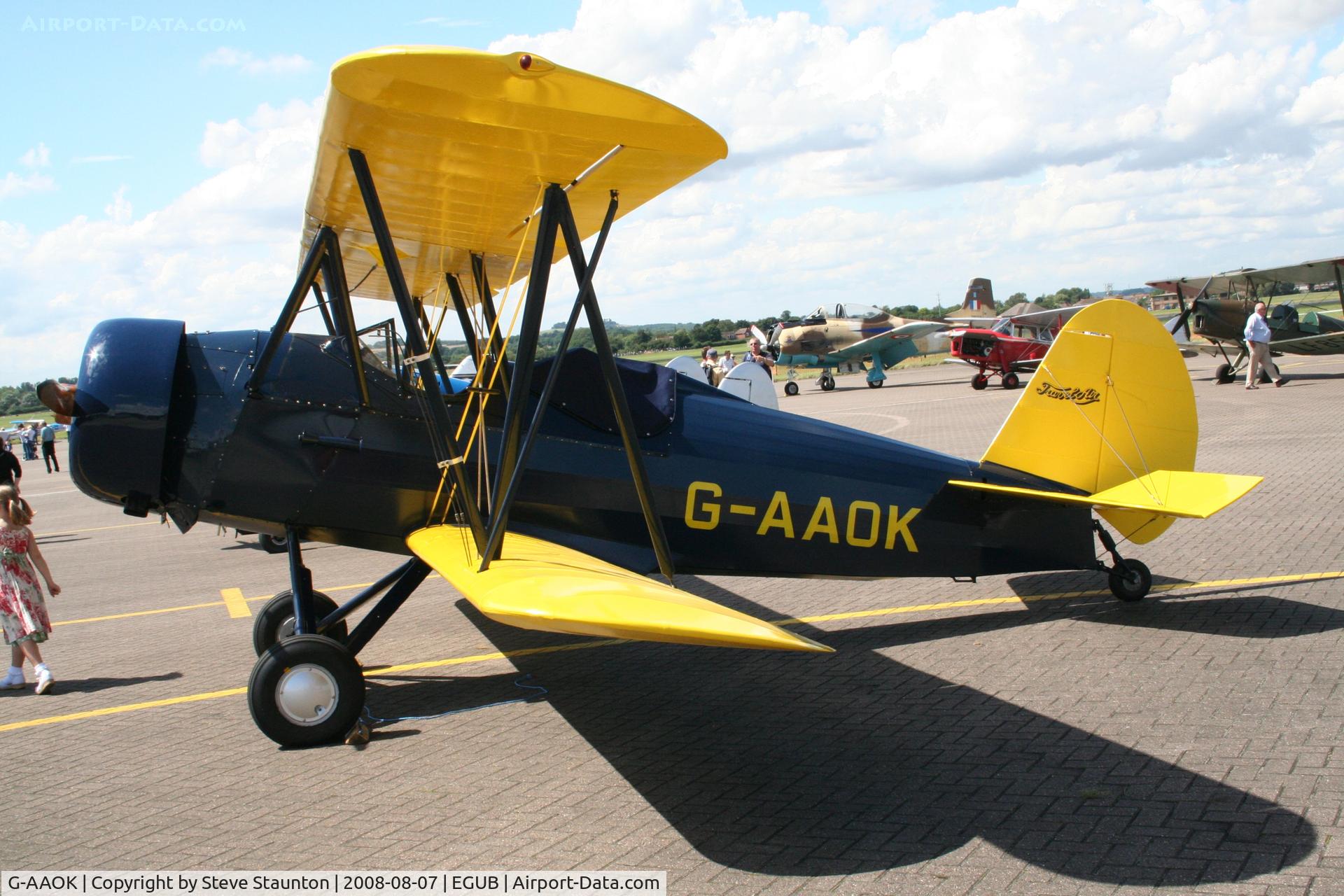G-AAOK, 1929 Curtiss-Wright Travel Air 12Q C/N 2026, RAF Benson Families Day, RAF Benson, Oxfordshire, England - August 2008