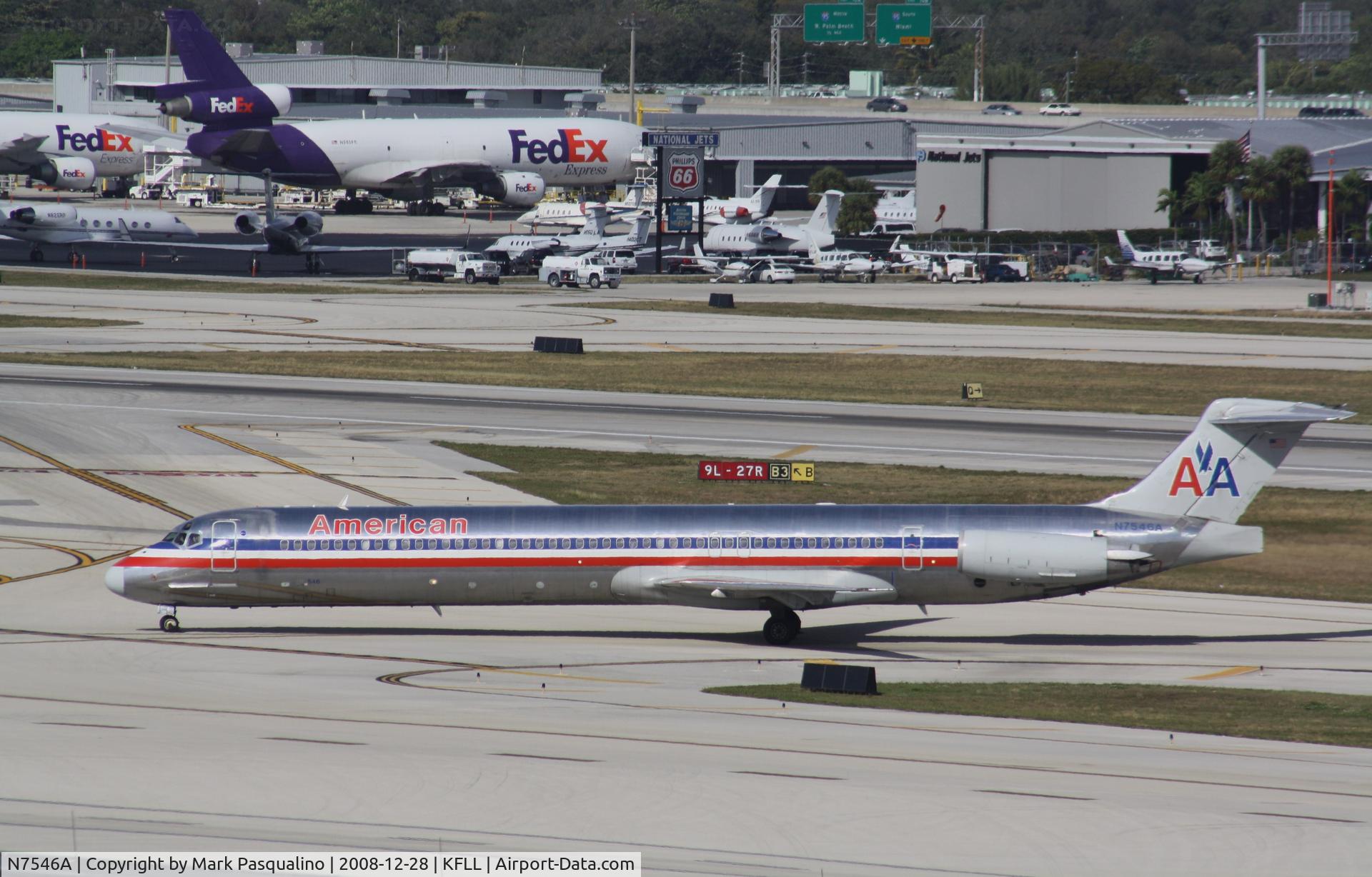 N7546A, 1990 McDonnell Douglas MD-82 (DC-9-82) C/N 53028, MD-82
