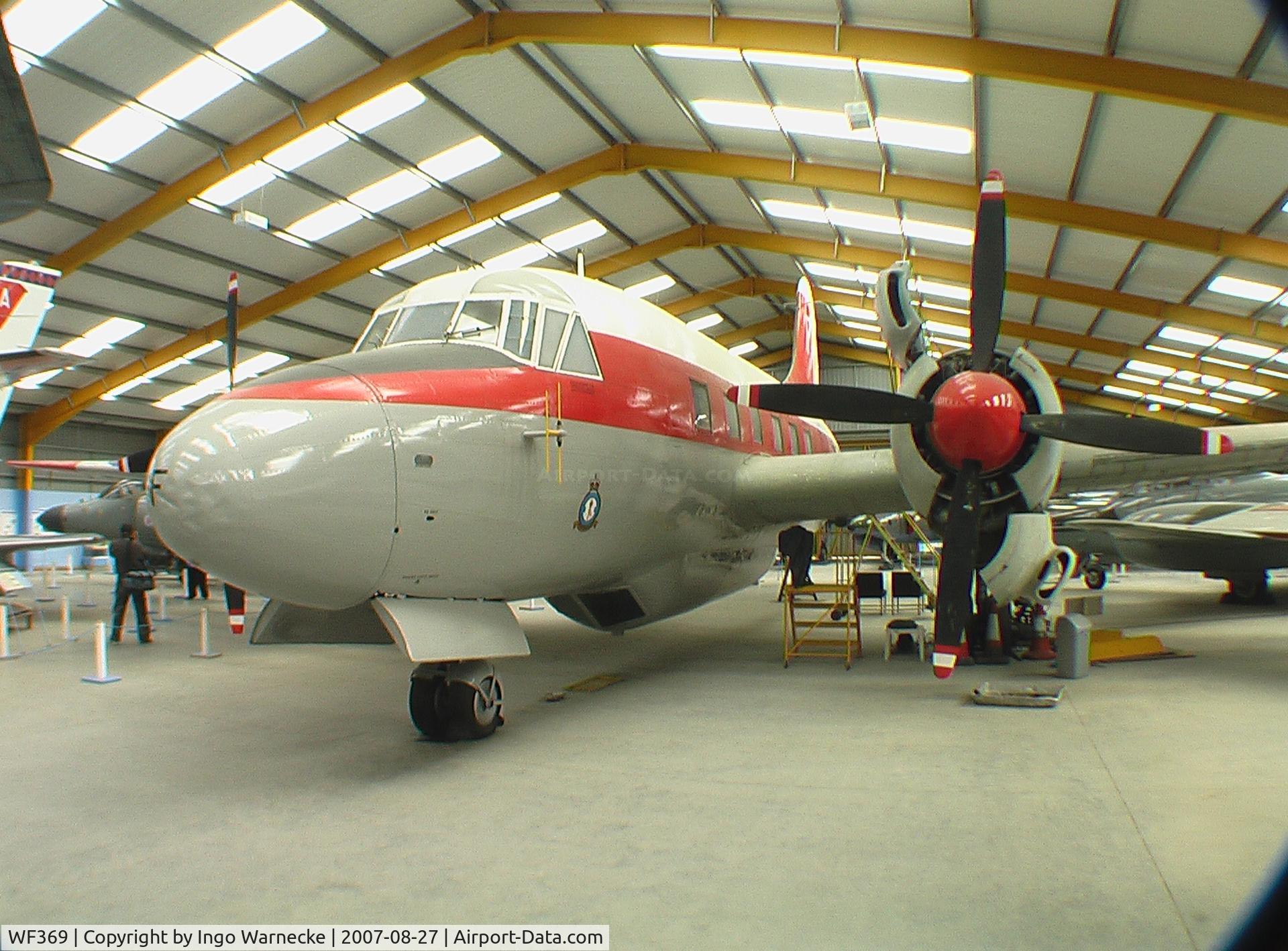 WF369, Vickers Varsity T.1 C/N 528, Vickers Varsity T1 of RAF at Newark Air Museum