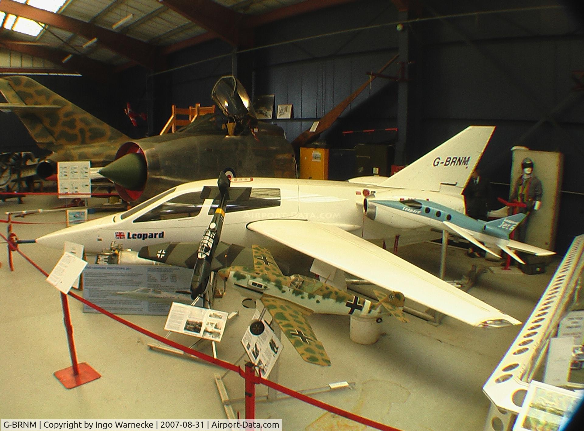 G-BRNM, 1989 Chichester-Miles Leopard C/N 002, Chichester-Miles LEOPARD at the Bournemouth Aviation Museum