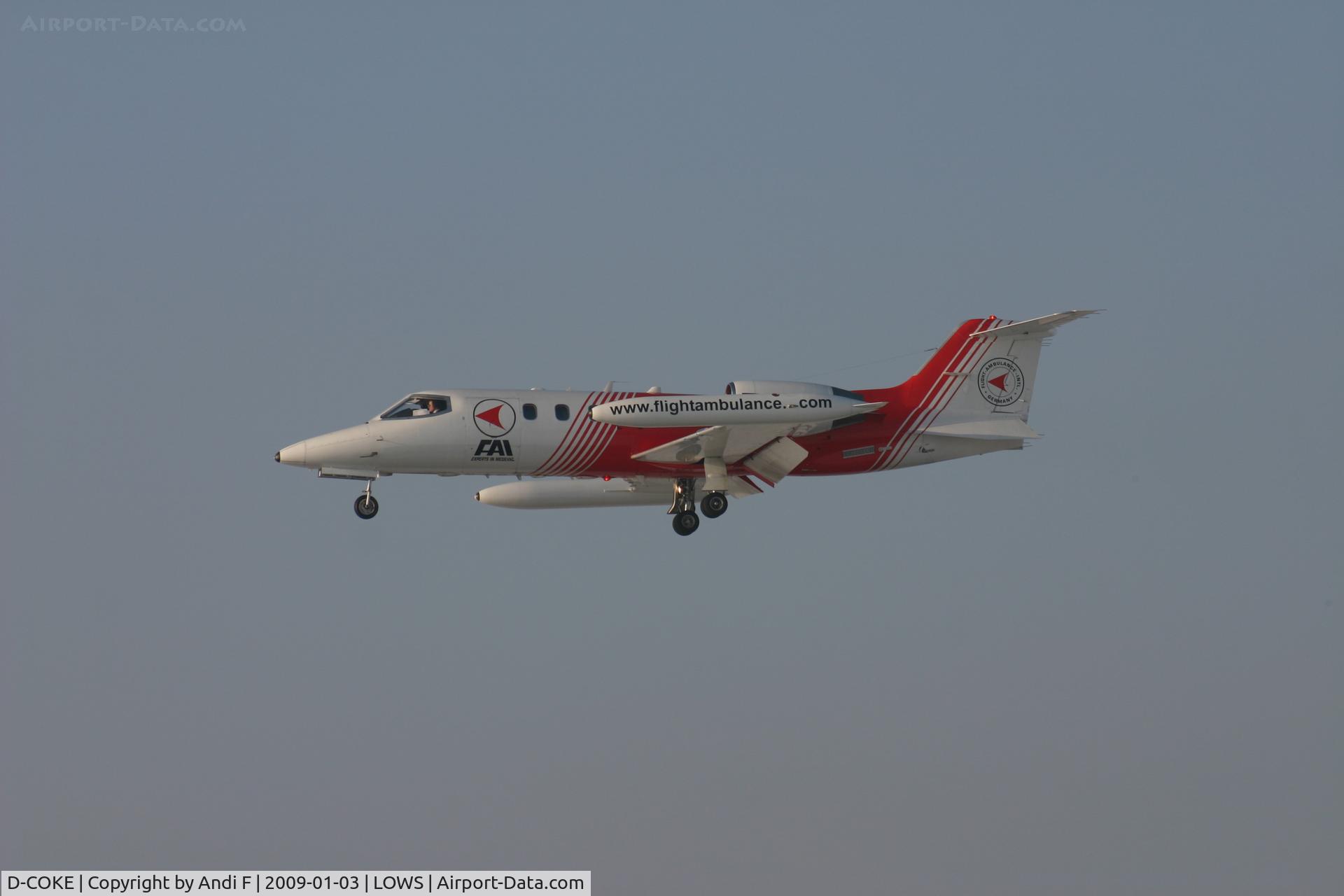 D-COKE, 1981 Gates Learjet 35A C/N 35A-447, Learjet 36