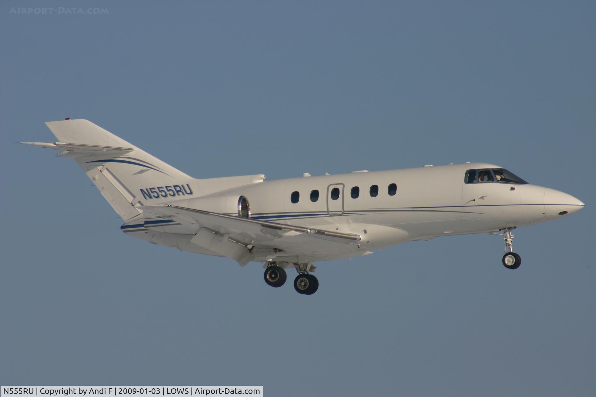 N555RU, 2008 Hawker 750 C/N HB-14, -